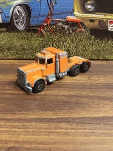 Hot Wheels Steering Rigs Truck Peterbilt Truck Only Orange  - Picture 1 of 3