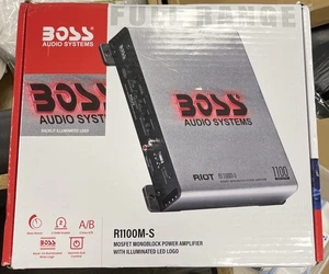 BOSS Audio Systems R1100M-S 1100 W Monoblock Car Amplifier, OPEN BOX - Picture 1 of 2