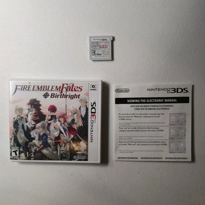 Fire Emblem Fates Birthright Nintendo 3DS Videojuego Amiibo Compatible Foto 1 de 2
