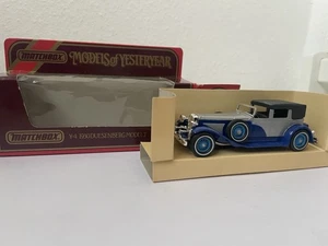 Y 4 1930 Duesenberg Model J Town car Models of Yesteryear Matchbox in N Box - Bild 1 von 6