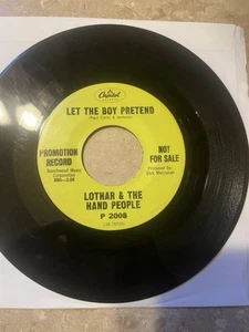 45rpm Lothar & The Hand people Have Mercy Let the boy Pretend Capitol 2008 promo - Picture 1 of 2