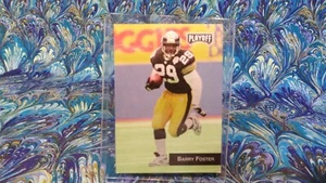 Tarjeta de fútbol americano 1993 Playoff #226 Barry Foster Pittsburgh Steelers - Imagen 1 de 2