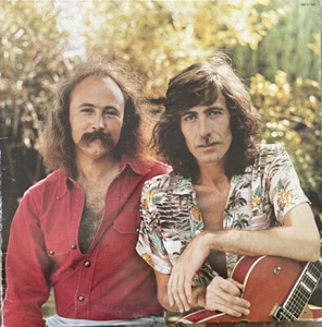David Crosby, Graham Nash Wind On The Water Vinyl LP EX VINYL RECORD - Picture 1 of 2
