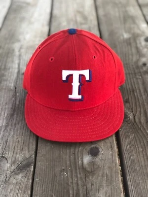 Boné de beisebol Texas Ranger 5950 lã vermelha EUA tamanho 6 3/4 coleção diamante juvenil - Imagem 1 de 4