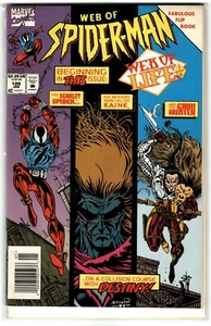 Web of Spider-Man #120 Newsstand – Scarlet Spider & Kaine (Marvel 1995) - Picture 1 of 1