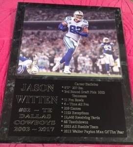 Jason Witten - Dallas Cowboys statistics plaque - New Lower Pricing!! - Picture 1 of 1