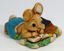 Woodlander "Alex" Hand Painted Stoneware Bunny Figurine * Ships Free!
