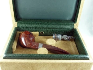 briar pipe Dunhill Christmas Pipe 1999 silver ring limited edition new unsmoked - Picture 1 of 9