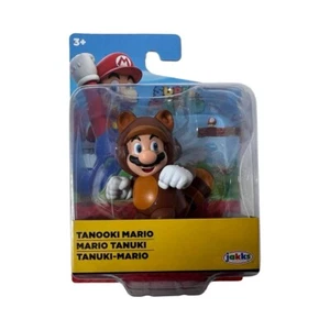 Super Mario Tanooki Mario 4" Tall Action Jakks Figure Nintendo nuovo con scatola! - Foto 1 di 14
