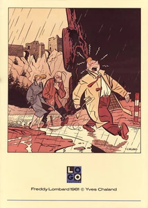 CHALAND FREDDY LOMBARD LE TESTAMENT DE GODEFROID DE BOUILLON AFFICHE LOGO 1981 - Picture 1 of 1