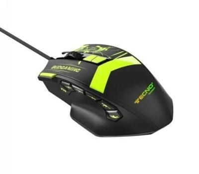 Souris De Jeu ILLUMINATO 12 Boutons Programmables 7200dpi Éclairage RGB - Photo 1/4