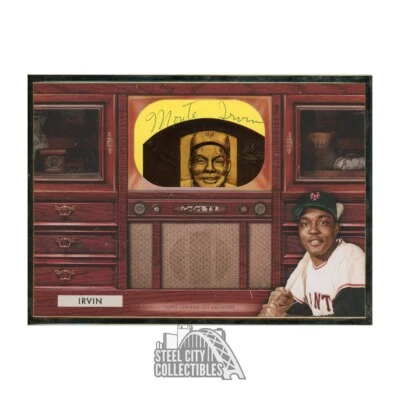 Monte Irvin 2020 Bowman Transcendent Oversized Cut Signature Baseball Card 1/1 - Image 1 of 2