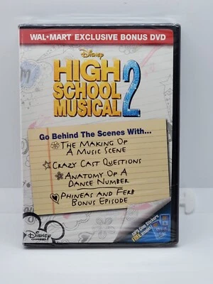 High School Musical 2 Walmart Exclusive Bonus DVD NEW - Image 1 of 2