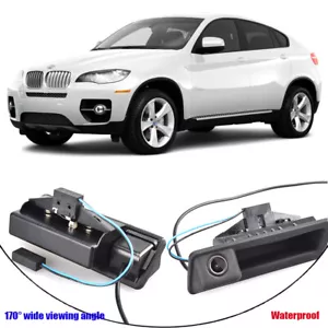 Car Trunk Handle w/ CCD Rear View Backup Camera for BMW X6 2009-2014 E70 E71 - Picture 1 of 7