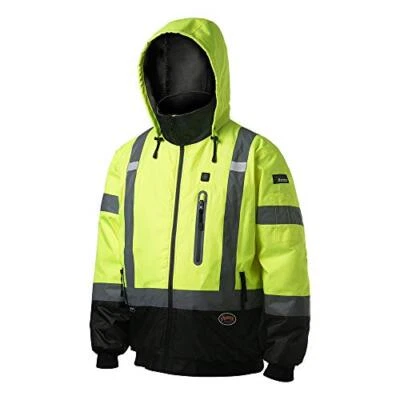 Pioneer Safety V1210160U-XL Nano Heated Insulated Safety Jacket Yellow/Green, XL - Image 1 of 4