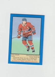 Parkhurst Champions 2022-23 #R24 Nick Suzuki 51 Retros azul - Imagen 1 de 2