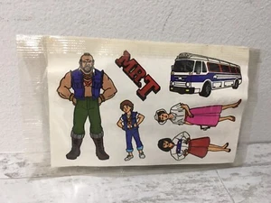 1983 Mr. T Cereal Prize PREMIUM Stickers NIP New Cello Pack Ruby Spears Big T's - Picture 1 of 2