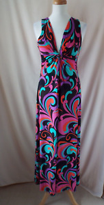 Phase Eight Maxi Dress ~ Size 12 ~ Multicoloured ~ Pull On  ~ Part lined  ~ 303