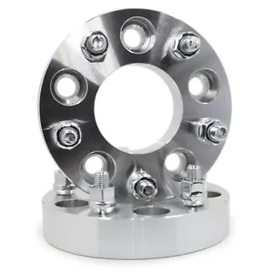 2 Wheel Spacers 5x4.75 1.25" Thick with 7/16 Studs Fits Firebird GTO Cutlass GM - Picture 1 of 2
