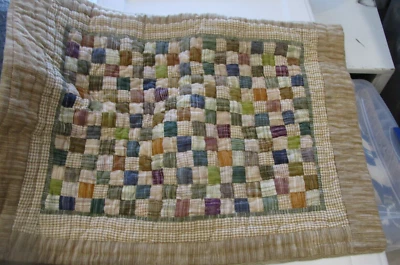 Bloomingdales patchwork quilted standard sham 21 X 27 multi color New wo tag - Image 1 of 2