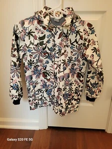 Petit Bateau Raincoat in Marshmallow White/Multi, Girl's Size 8 (130) - Picture 1 of 5