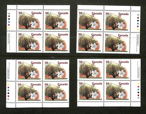 Canada - Scott 1365i - Matched Set of Plate Blocks - MNH - 1994 - CV $60 - Picture 1 of 1