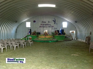 S25x36x14 Steel Factory Mfg Prefab Metal Storage Building Garage Workshop Kit - Picture 1 of 5