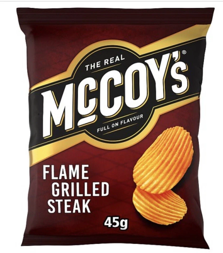 McCoys Flame Grilled Steak 36 packets  45g each - Image 1 of 1