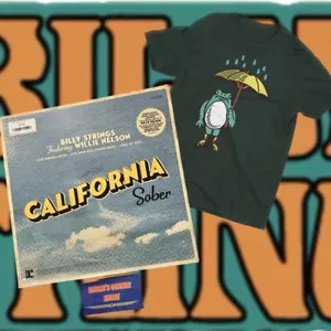 Billy Strings Willie Nelson - California Sober 2023 RSD 12" Vinyl + Tee Shirt Sm - Picture 1 of 4