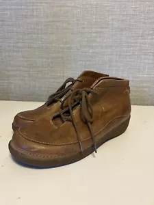 Duluth Trading Co Andina braune Chukka-Stiefeletten aus Leder für Damen 8 Schnürschuhe - Bild 1 von 7