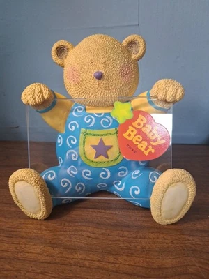 Marco de fotos AMSCAN Baby Bear para una foto de 3,5 X 5 pulgadas nuevo en caja Foto 1 de 4