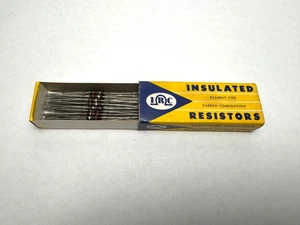 Vintage IRC Carbon Comp Resistors. 1.0 M OHM 50 pcs. N.O.S. (B) - Picture 1 of 4