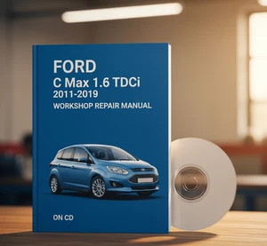 Ford C Max 1.6 TDCi 2011-2019 Workshop Manual Service Repair on CD - Picture 1 of 1