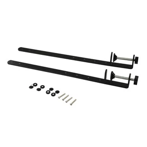 Set of 2 Metal Desk Clamps for Secure Fixing on Desktops and Pegboards - Picture 1 of 16