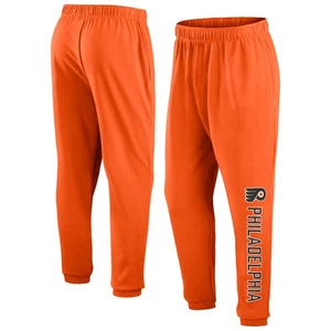 Men's Fanatics Orange Philadelphia Flyers Chop Block Fleece Sweatpants - Picture 1 of 3