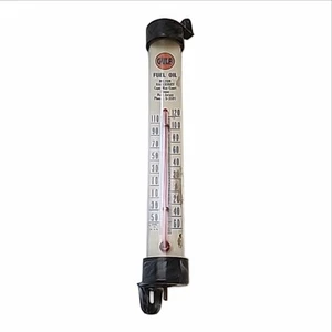 1930 Gulf No-Nox Benzin & Gulfpride Ölthermometer NJ Werbung selten - Bild 1 von 11