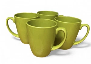 Menge 4 Corelle Coordinates Kaffeetassen LIMETTENGRÜN 12 Unzen - EUC - Bild 1 von 2