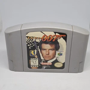 GoldenEye 007 (Nintendo 64, 1997) N64 Cartridge ONLY Authentic TESTED & Working - Picture 1 of 3
