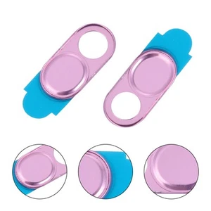 2 PCS Caméra Couverture de Confidentialité Slider Webcam pour Bureau Alliage d'Aluminium - Photo 1/12