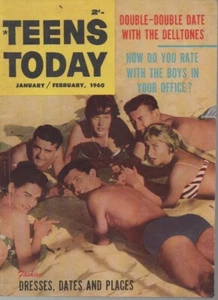 THE DELLTONES JOHNNY O'KEEFE Rare 1960 Aust Only Orig OOP "Teens Today" Mag - Picture 1 of 3