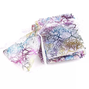 Colorful Organza Bag Jewelry Packaging Drawstring Pouch Wedding Gift Favor Bags - Picture 1 of 5