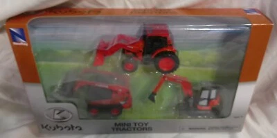 Kubota KX040-4, M5-111 and SSV65 Model Set from NewRay - Image 1 of 4