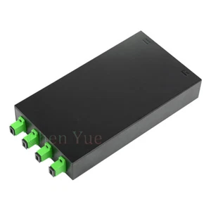 LWL Klemmenkasten 4-adrig Desktop Typ SC /APC mit Adapter Pigtail 8 Port - Bild 1 von 5
