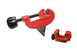 2 x CORTADOR DE TUBOS para tubos de cobre aluminio PVC con Ø 3-16 y 3-28 mm cortador de tubos - Imagen 1 de 3