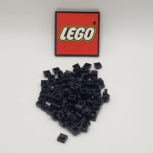 LEGO 1 x 1 Plate BLACK (x115) 3024 NEW PARTS BULK LOT MOSAIC DOTS - Picture 1 of 3