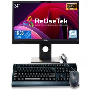 Dell Optiplex 7070 Ultra Intel Core i5-8365U 16GB RAM No HDD/OS 24" FHD Monitor - Picture 1 of 20