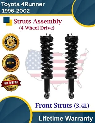 High Quality Front Struts for 1996-2002 Toyota 4Runner 4WD Lifetime Warranty - Image 1 of 4