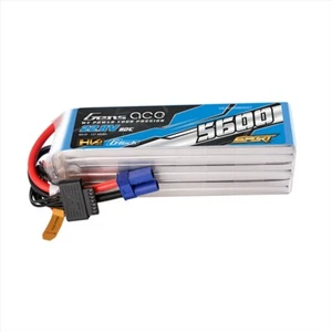 Gens Ace Sport G-Tech HV 5600mAh 80C 22.8V 6S Lipo Battery EC5 For RC Helicopter - Picture 1 of 5
