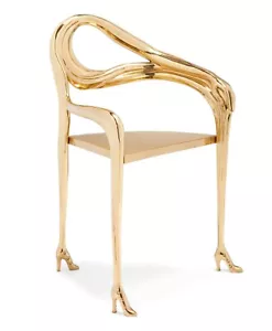 Salvador Dali' limited edition "Leda" Surrealist Brass Armchair - Picture 1 of 12
