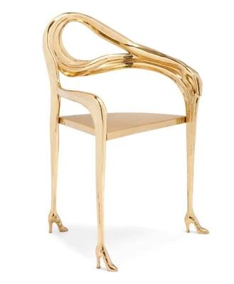 Sillón surrealista de latón Salvador Dalí edición limitada "Leda" Foto 1 de 4